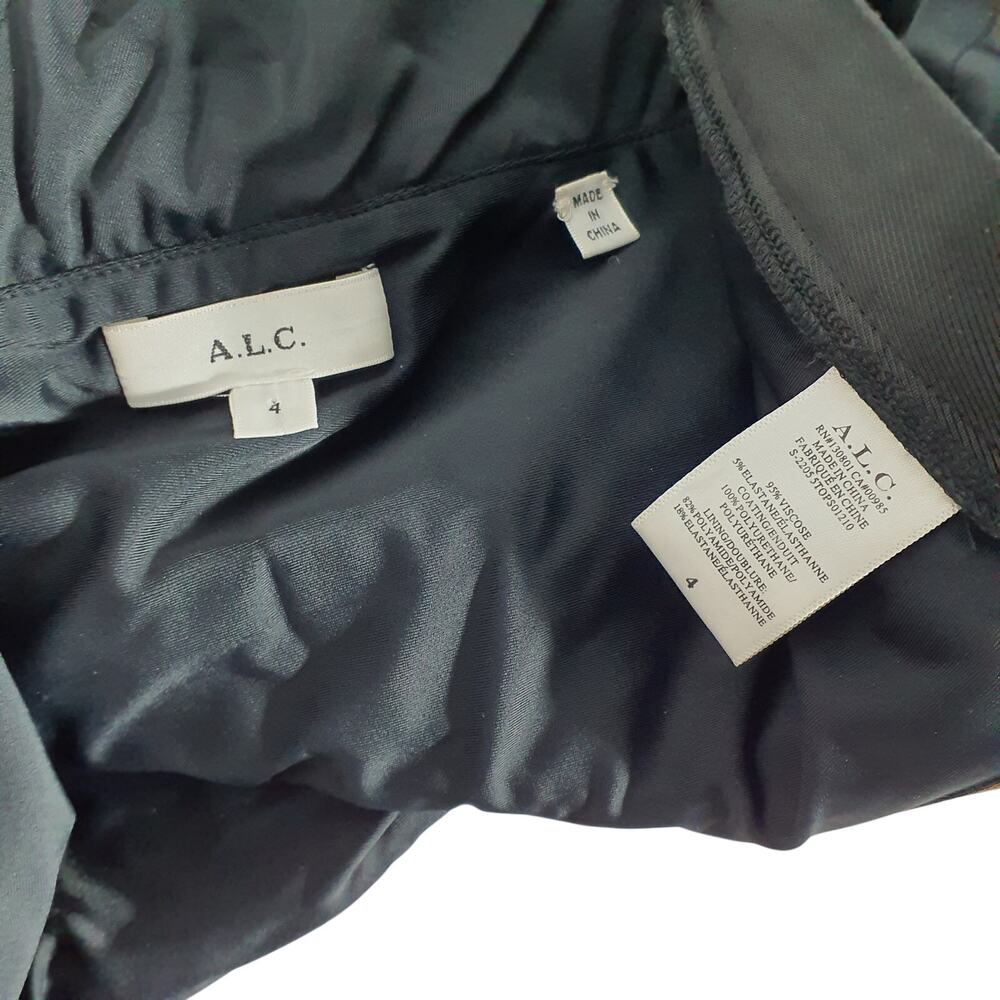 A.l.C. Pleated Cashew Athena Size 2 Top - Picture 4 of 4